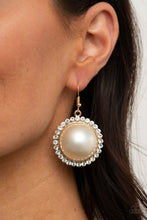 Load image into Gallery viewer, Esteemed Elegance - Gold Paparazzi Earrings
