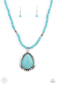 Evolution - Blue Paparazzi Necklace Set