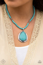 Load image into Gallery viewer, Evolution - Blue Paparazzi Necklace Set
