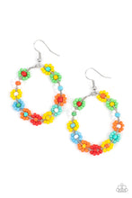 Load image into Gallery viewer, Festively Flower Child - Multi Color Paparazzi Earrings
