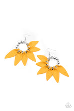 Load image into Gallery viewer, Flower Child Fever - Yellow Paparazzi Earrings
