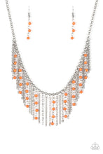 Load image into Gallery viewer, Harlem Hideaway - Orange Paparazzi Necklace Set
