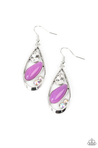 Harmonious Harbors - Purple Paparazzi Earrings