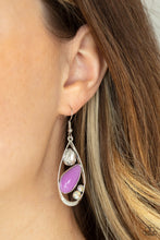 Load image into Gallery viewer, Harmonious Harbors - Purple Paparazzi Earrings
