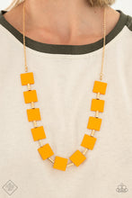 Load image into Gallery viewer, Hello, Material Girl - Orange Paparazzi Necklace Set
