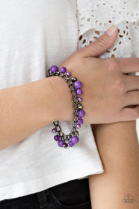 Hold My Drink - Purple Paparazzi Bracelet