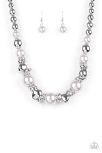 Load image into Gallery viewer, Hollywood HAUTE Spot - Silver Paparazzi Necklace Set
