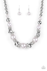 Hollywood HAUTE Spot - Silver Paparazzi Necklace Set