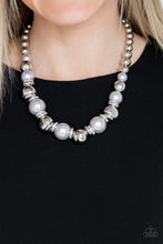 Load image into Gallery viewer, Hollywood HAUTE Spot - Silver Paparazzi Necklace Set
