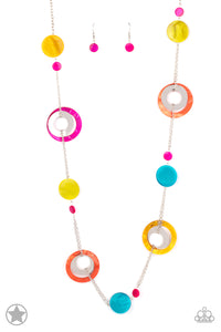 Kaleidoscopically Captivating - Multi Color Paparazzi Necklace set