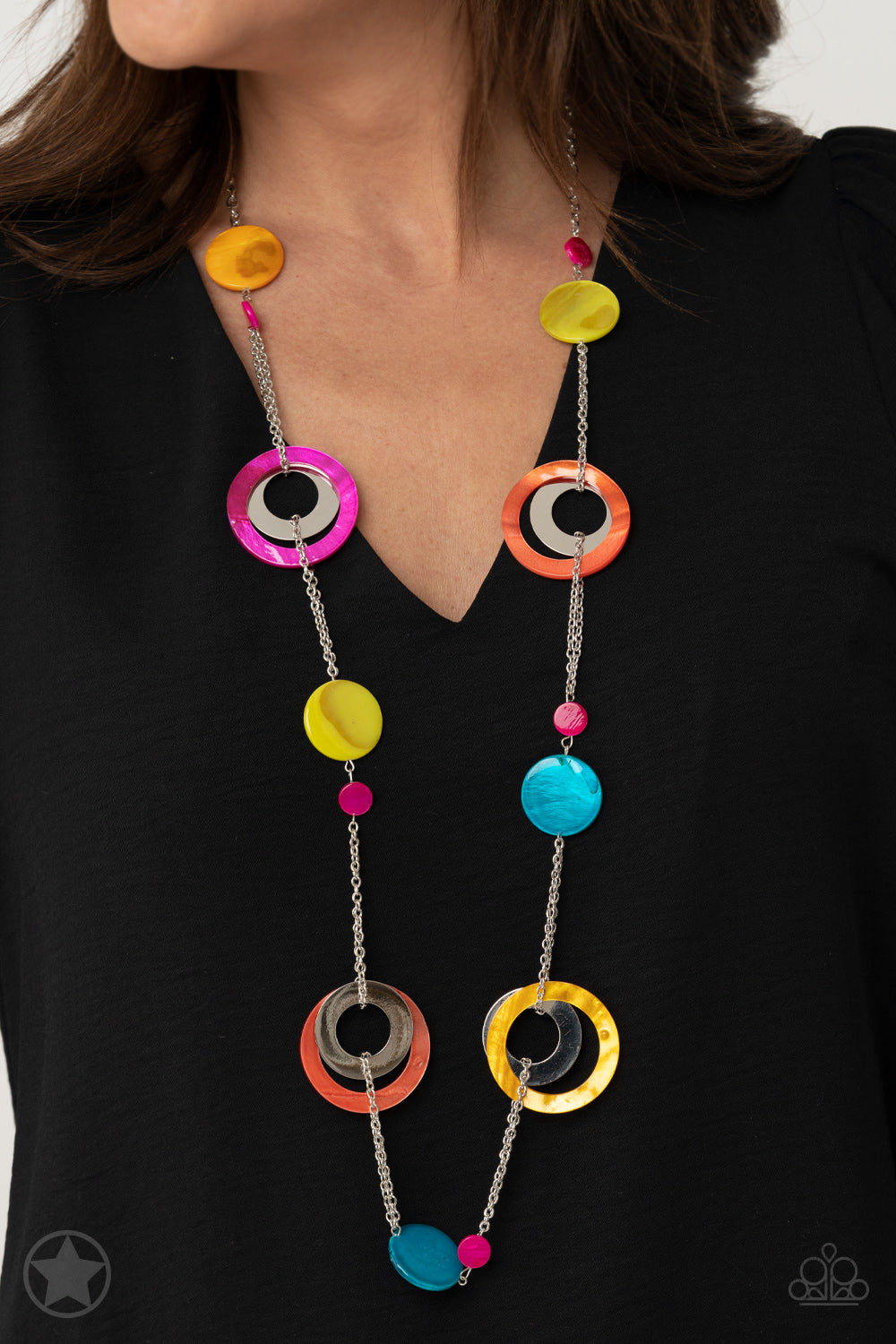 Kaleidoscopically Captivating - Multi Color Paparazzi Necklace set