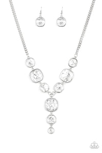 Legendary Luster - White Paparazzi Necklace Set