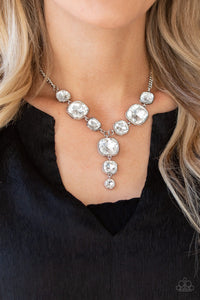 Legendary Luster - White Paparazzi Necklace Set