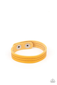 Life is WANDER-ful - Yellow Paparazzi Bracelet