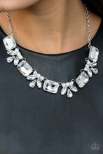 Load image into Gallery viewer, Long Live Sparkle - White Paparazzi Necklace set
