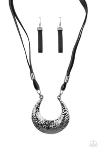 Majorly Moonstruck - Black Paparazzi Necklace Set