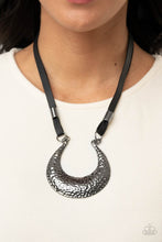 Load image into Gallery viewer, Majorly Moonstruck - Black Paparazzi Necklace Set
