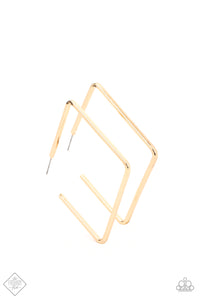 Material Girl Magic - Gold Paparazzi Earrings