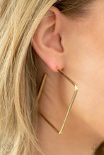 Load image into Gallery viewer, Material Girl Magic - Gold Paparazzi Earrings
