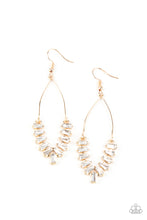 Load image into Gallery viewer, Me, Myself, and ICE - Gold Paparazzi Earrings
