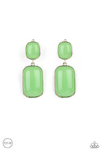 Load image into Gallery viewer, Meet Me At The Plaza - Green Paparazzi Earrings
