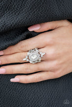 Load image into Gallery viewer, Mega Stardom - White Paparazzi Ring
