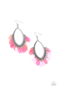 Mermaid Magic - Pink Paparazzi Earrings