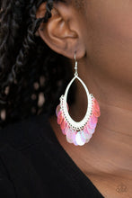 Load image into Gallery viewer, Mermaid Magic - Pink Paparazzi Earrings
