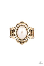 Load image into Gallery viewer, Metro Marina - Brass Paparazzi Ring
