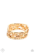 Load image into Gallery viewer, Metro Materials - Gold Paparazzi Bracelet
