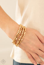 Load image into Gallery viewer, Metro Materials - Gold Paparazzi Bracelet
