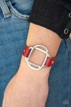 Load image into Gallery viewer, Nautically Knotted - Red Paparazzi Bracelet
