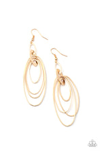 Load image into Gallery viewer, OVAL The Moon - Gold Earrings
