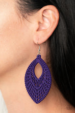 Load image into Gallery viewer, One Beach At A Time - Purple Paparazzi Earrings
