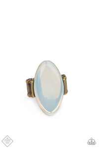 Opal Odyssey - Brass Paparazzi Ring