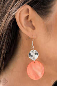 Opulently Oasis - Orange Paparazzi Earrings