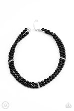 Load image into Gallery viewer, Put On Your Party Dress - Black Paparazzi Necklace
