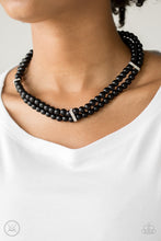 Load image into Gallery viewer, Put On Your Party Dress - Black Paparazzi Necklace
