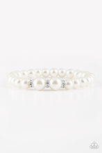 Load image into Gallery viewer, Radiantly Royal - White Paparazzi Bracelet
