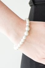 Load image into Gallery viewer, Radiantly Royal - White Paparazzi Bracelet
