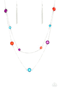 Raise You Glass - Multi Color Paparazzi Necklace Set