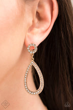 Load image into Gallery viewer, Regal Revival - Gold Paparazzi Earrings
