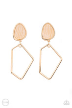 Load image into Gallery viewer, Retro Reverie - Gold Paparazzi Earrings
