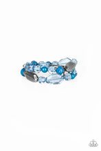 Load image into Gallery viewer, Rockin Rock Candy - Blue Paparazzi Bracelet
