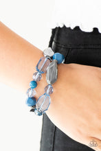 Load image into Gallery viewer, Rockin Rock Candy - Blue Paparazzi Bracelet
