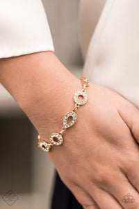 Royally Refined - Gold Paparazzi Bracelet