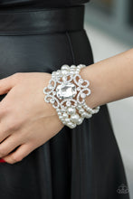 Load image into Gallery viewer, Rule The Room - White Paparazzi Bracelet Set
