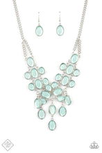 Load image into Gallery viewer, Serene Gleam - Blue Paparazzi Necklace Set
