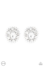 Load image into Gallery viewer, Serious Star Power - White Paparazzi Earrings
