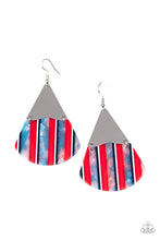 Load image into Gallery viewer, Social Animal - Red Paparazzi Earrings
